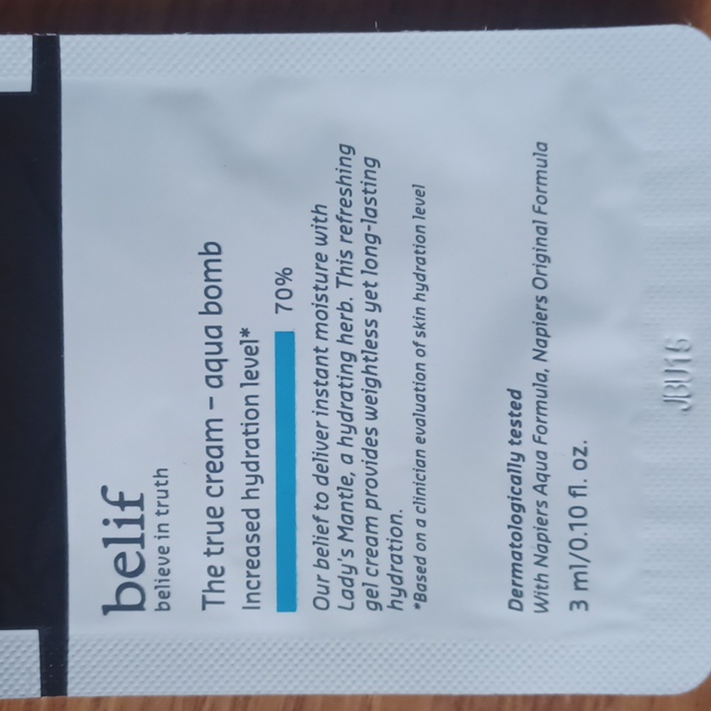 Belif The true cream - aqua bomb 3 ml